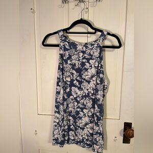 Floral Print Sleeveless Top